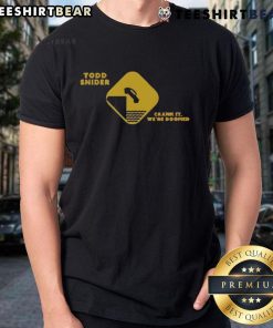 Alt Text: Top Todd Snider Crank It We're Doomed T-Shirt featuring vibrant graphics and a comfortable fit for fans.