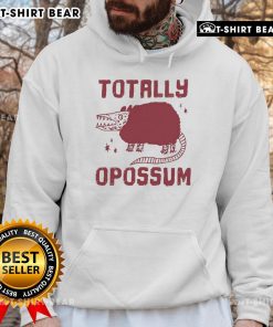 Cozy Top Totally Opossum Hoodie featuring a playful opossum graphic, perfect for casual wear and animal lovers.