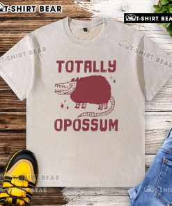 Top Totally Opossum Washed T-Shirt featuring a cute opossum graphic, perfect for casual and eco-friendly fashion lovers.