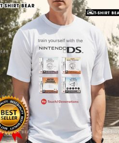 Top Train Yourself With The Nintendo DS T-Shirt featuring a vibrant design and gaming graphics for fans.