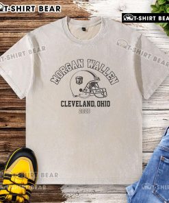 2025 Top Wallen X Cleveland Browns 'I'm The Problem' tour washed t-shirt featuring a stylish design for fans.