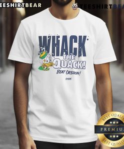 Top Whack The Quack Beat Oregon Ducks T-Shirt featuring a bold design and vibrant colors for fans of Oregon sports.
