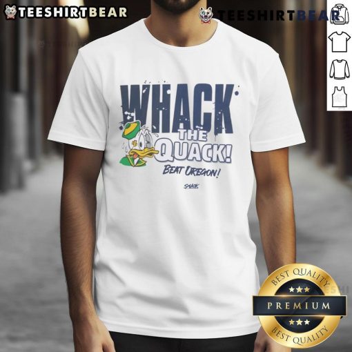 Top Whack The Quack Beat Oregon Ducks T-Shirt featuring a bold design and vibrant colors for fans of Oregon sports.