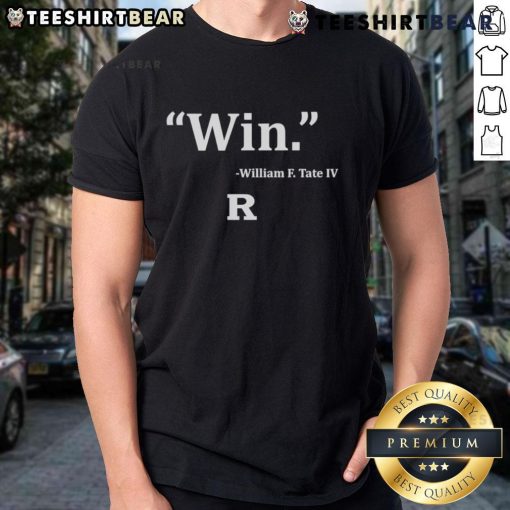 Top Win William F. Tate IV R T-Shirt featuring a stylish design and vibrant colors, perfect for fans and supporters.