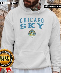 Top WNBA Chicago Sky girls logo hoodie featuring vibrant team colors and stylish design for fans and players alike.