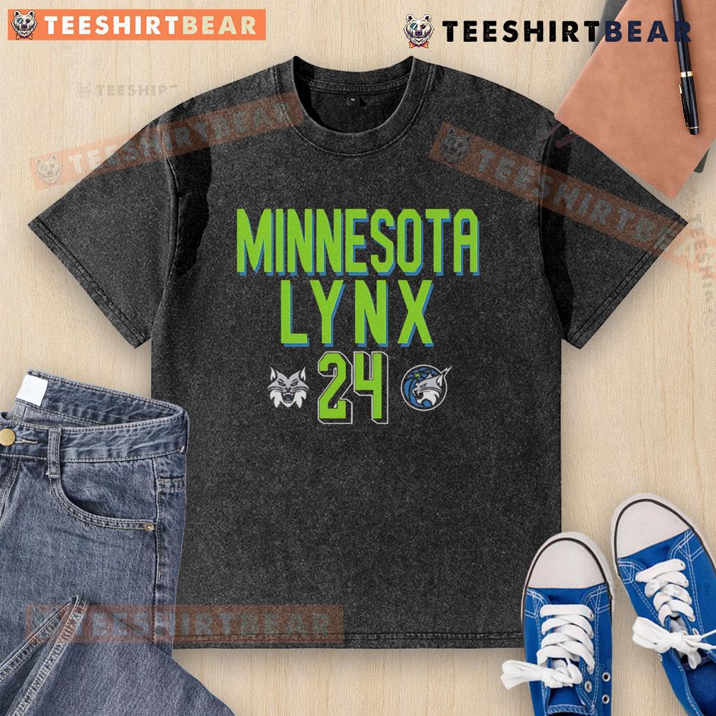 Top Wnba Minnesota Lynx Napheesa Collier #24 Style Washed T Shirt