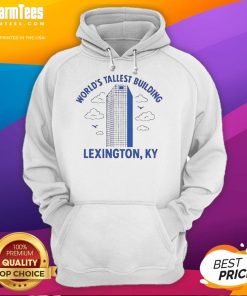 Stylish Lexington hoodie featuring the top world's tallest building graphic, perfect for urban fashion lovers.