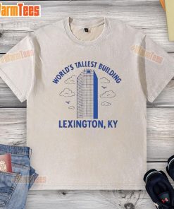 Top Worlds Tallest Building Lexington Washed T-Shirt featuring a stylish design and vibrant colors for casual wear.