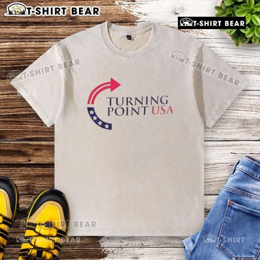 Top-Turning Point USA Washed T-Shirt in casual style, featuring a soft fabric and vibrant design for everyday wear.