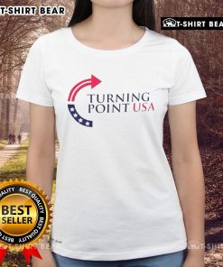Alt Text: Top Turning Point USA Ladies Tee in vibrant colors, showcasing a stylish design for women's activism and empowerment.