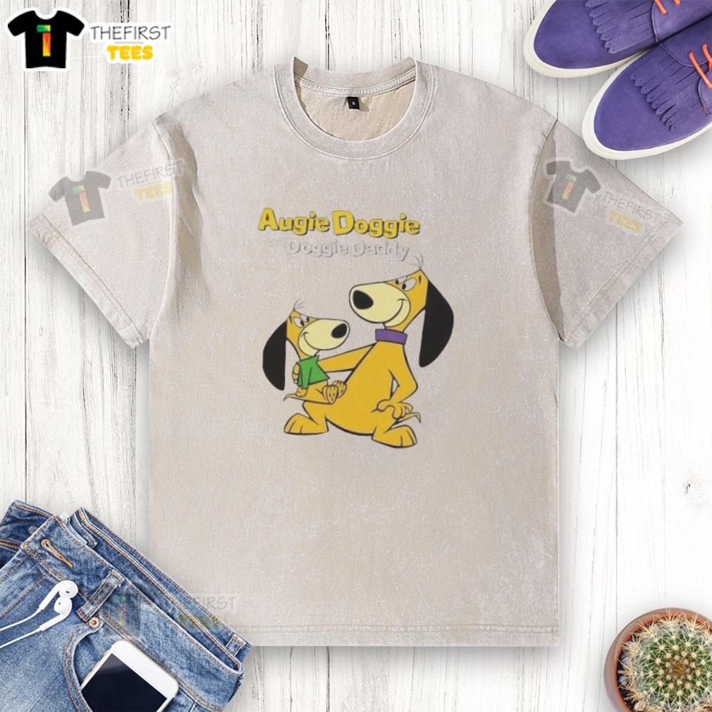 Nice Augie Doggie And Doggie Daddy Cartoon Washed T Shirt