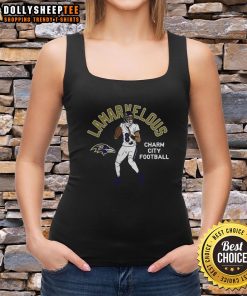Hot Lamar Jackson Baltimore Ravens player illustrative pack tank top showcasing vibrant design and team spirit.