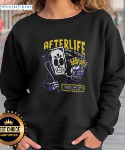 Awesome Afterlife Travel Packages sweatshirt, trusted since 1998, showcasing travel-themed design for adventure lovers.