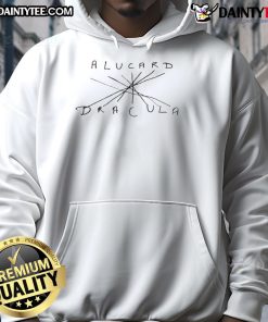 Awesome Alucard Dracula Hoodie featuring striking gothic design and vibrant colors, perfect for fans of vampire lore.