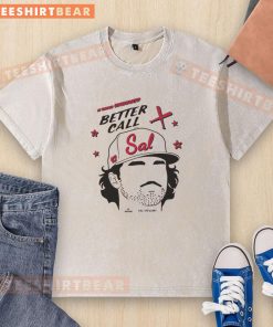 Stylish Better Call Saul Stewart washed t-shirt featuring vibrant colors and a comfortable fit for fans of the series.