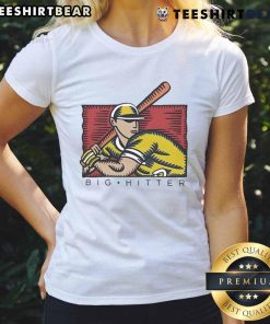 Awesome Big Hitter Ross Geller Ladies Tee featuring a stylish design inspired by the iconic TV character.