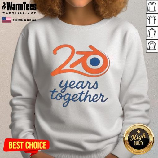 Awesome Blender Logo sweatshirt celebrating 20 years of creativity and community in a stylish, cozy design.