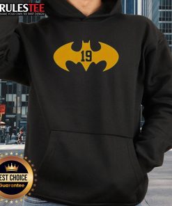 Awesome Bryce Underwood in a Batman hoodie, showcasing style and fandom with a vibrant design and comfortable fit.