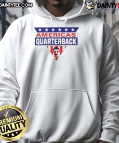 Awesome Buffalo Bills Football America's Quarterback Flag Hoodie showcasing team colors and logo, perfect for fans.