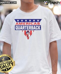 Awesome Buffalo Bills Football America's Quarterback Flag T-Shirt design featuring team colors and logo, perfect for fans.