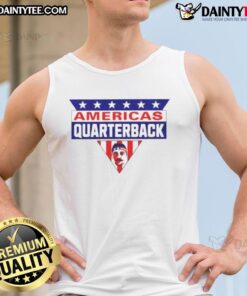 Awesome Buffalo Bills Football America's Quarterback Flag Tank Top featuring vibrant team colors and logo design.