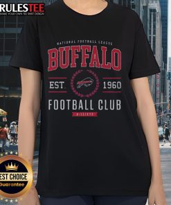 Awesome Buffalo Bills Football Club ladies tee featuring team logo and vibrant colors, perfect for game day attire.