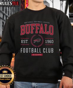 Alt Text: Cozy Awesome Buffalo Bills Football Club sweatshirt in team colors, perfect for game day and showing team spirit.