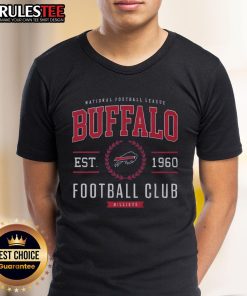 Awesome Buffalo Bills Football Club T-Shirt featuring team colors and logo, perfect for fans and game day attire.