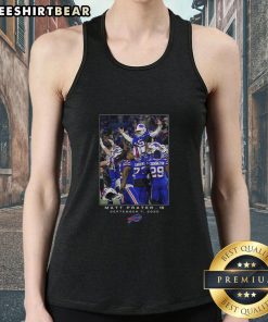 Awesome Buffalo Bills Matt Prater black NFL tank top featuring flash design for Week 1, perfect for game day.