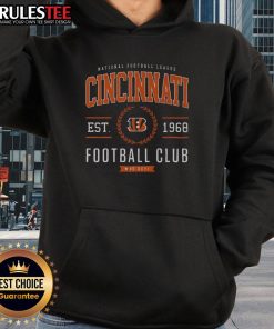Awesome Cincinnati Bengals Football Club hoodie featuring team colors and logo, perfect for fans and game day wear.