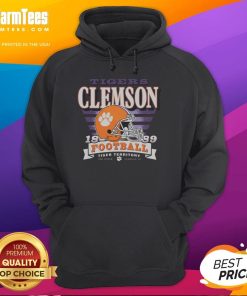 Awesome Clemson Tigers Stripe Splash Hoodie featuring bold team colors and stylish design for fans.