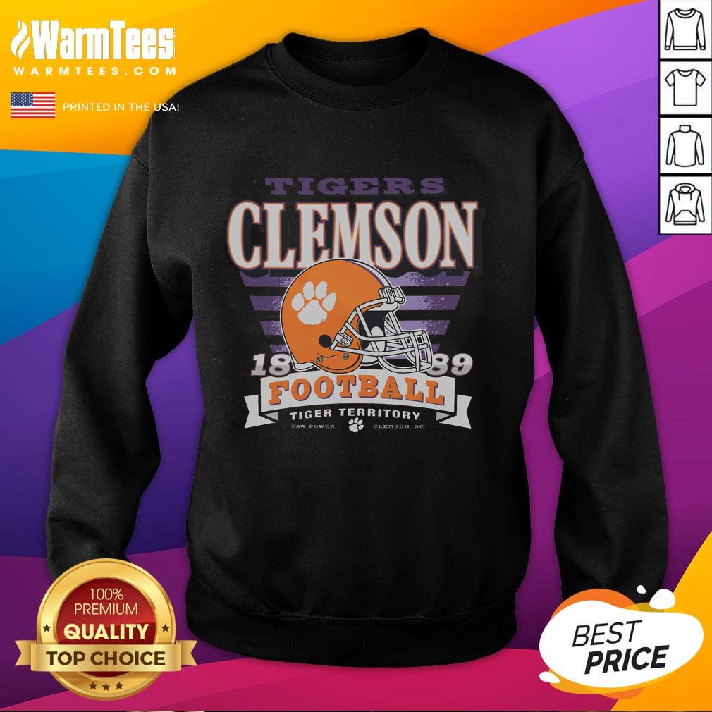 Awesome Clemson Tigers Stripe Splash Sweatshirt Awesome Clemson Tigers Stripe Splash Sweatshirt featuring vibrant stripes and team logo, perfect for game day.