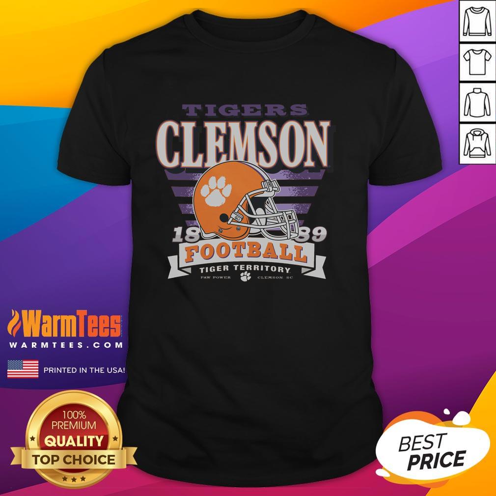 Awesome Clemson Tigers Stripe Splash T Shirt Awesome Clemson Tigers Stripe Splash T-Shirt featuring vibrant stripes and the iconic Clemson Tigers logo for fans.