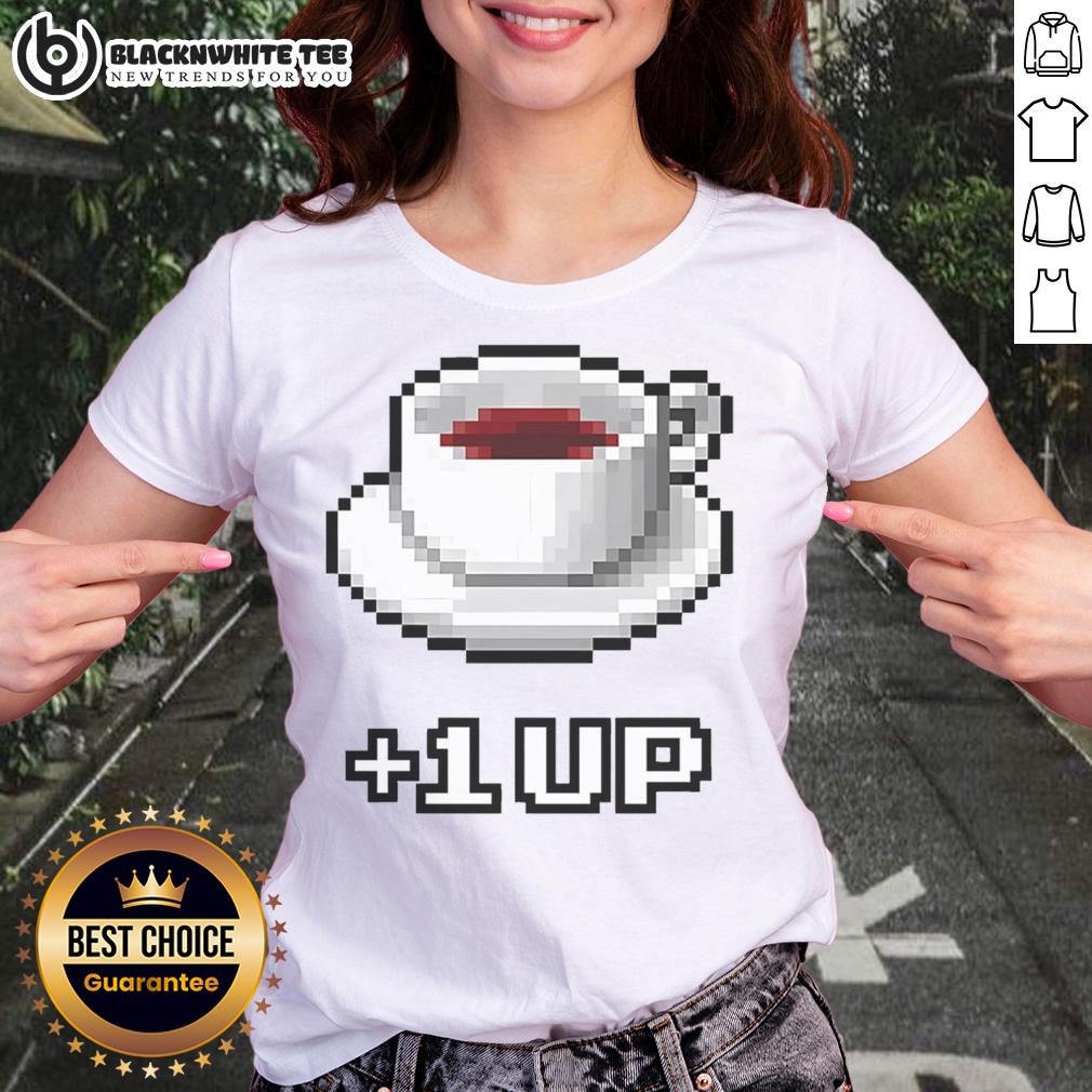 Awesome Coffee Level Up Ladies Tee Awesome Coffee Level Up Ladies Tee featuring a stylish design perfect for coffee lovers and casual wear.