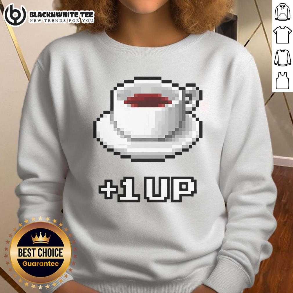 Awesome Coffee Level Up Sweatshirt Awesome Coffee Level Up Sweatshirt in cozy fabric, featuring a stylish design perfect for coffee lovers and casual wear.