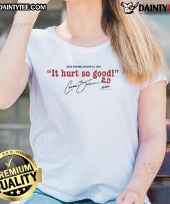 Awesome Connor Zilisch 88 2025 Hurts So Good Portland Win Ladies Tee featuring vibrant design and comfortable fit.
