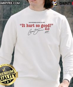 Awesome Connor Zilisch 88 2025 Hurts So Good Portland win sweatshirt featuring bold graphics and a stylish design.
