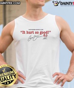 Awesome Connor Zilisch wears a Hurts So Good tank top celebrating Portland win in 2025.