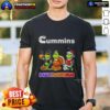 Awesome Cummins X Grinch cosplay T-shirt for Happy Hallothanksmas featuring a festive design and vibrant colors.