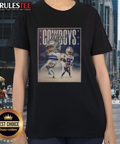 Alt Text: Awesome Dallas Cowboys Wins Week 2 NFL Ladies Tee featuring team colors and logo for female fans.
