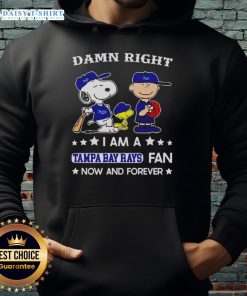 Awesome Snoopy and Charlie Brown hoodie for Rays fans, showcasing team spirit and love for baseball.