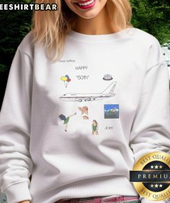 Awesome Dear Jeffrey Happy 50th Joel sweatshirt design featuring festive graphics and vibrant colors for birthday celebration.