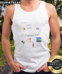 Happy 50th birthday celebration for Joel in an awesome tank top with a Dear Jeffrey design.