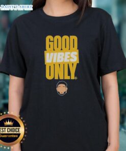 Awesome Eugenio Suarez Seattle Mariners Good Vibes Only Geno ladies tee featuring vibrant design and team colors.