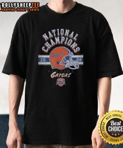Awesome Florida Gators 2008 BCS National Champions T-Shirt featuring team colors and championship graphics.
