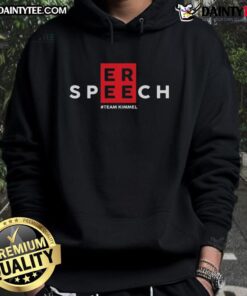 Stylish Awesome Free Speech Support Jimmy Kimmel Hoodie featuring vibrant graphics promoting free speech awareness.