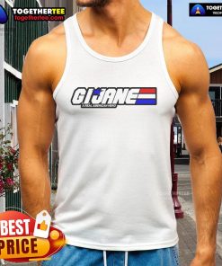 Alt Text: Awesome G.I. Jane A Real American Hero tank top featuring bold graphics and a stylish design for fans.