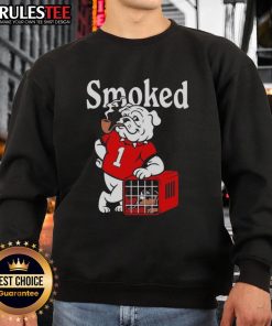 Awesome Georgia Bulldogs vs Tennessee Volunteers smoked sweatshirt showcasing team spirit and style for fans.