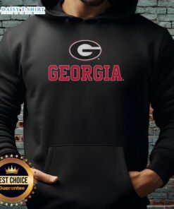 Awesome Georgia logo football team hoodie featuring vibrant colors and a stylish design for fans.