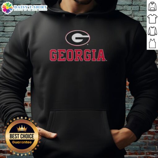 Awesome Georgia logo football team hoodie featuring vibrant colors and a stylish design for fans.